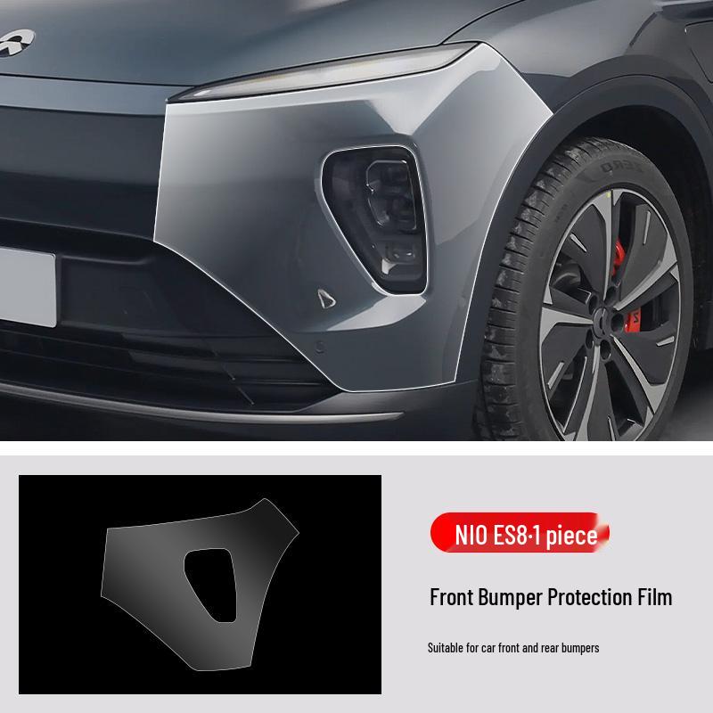 NIO ES8 Прозрачная невидимая защитная пленка из ТПУ с предварительной резкой для переднего и заднего бампера