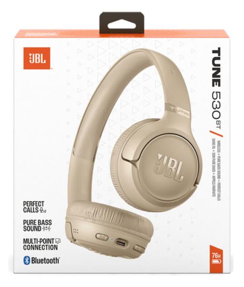 JBL Tune 530BT Wireless Headphones, Beige