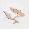 Heeled Sandals With Pearl Embellishments For Summer Wear