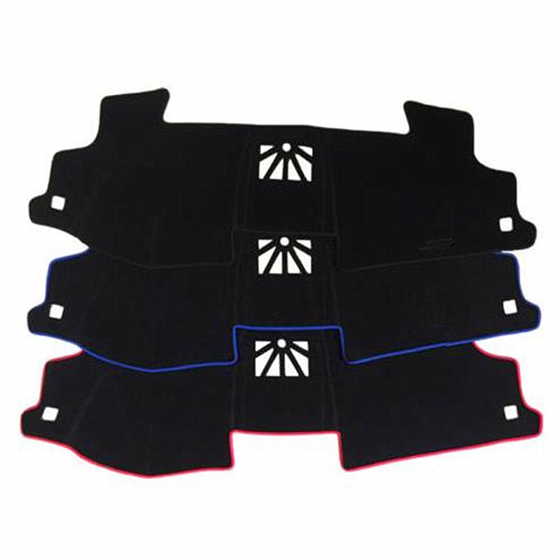 Чехол на приборную панель автомобиля Toyota Corolla 2007-2013 с левым рулем, дакрон, избегайте света, коврик для приборной панели автомобиля, светлая автомобильная накладка