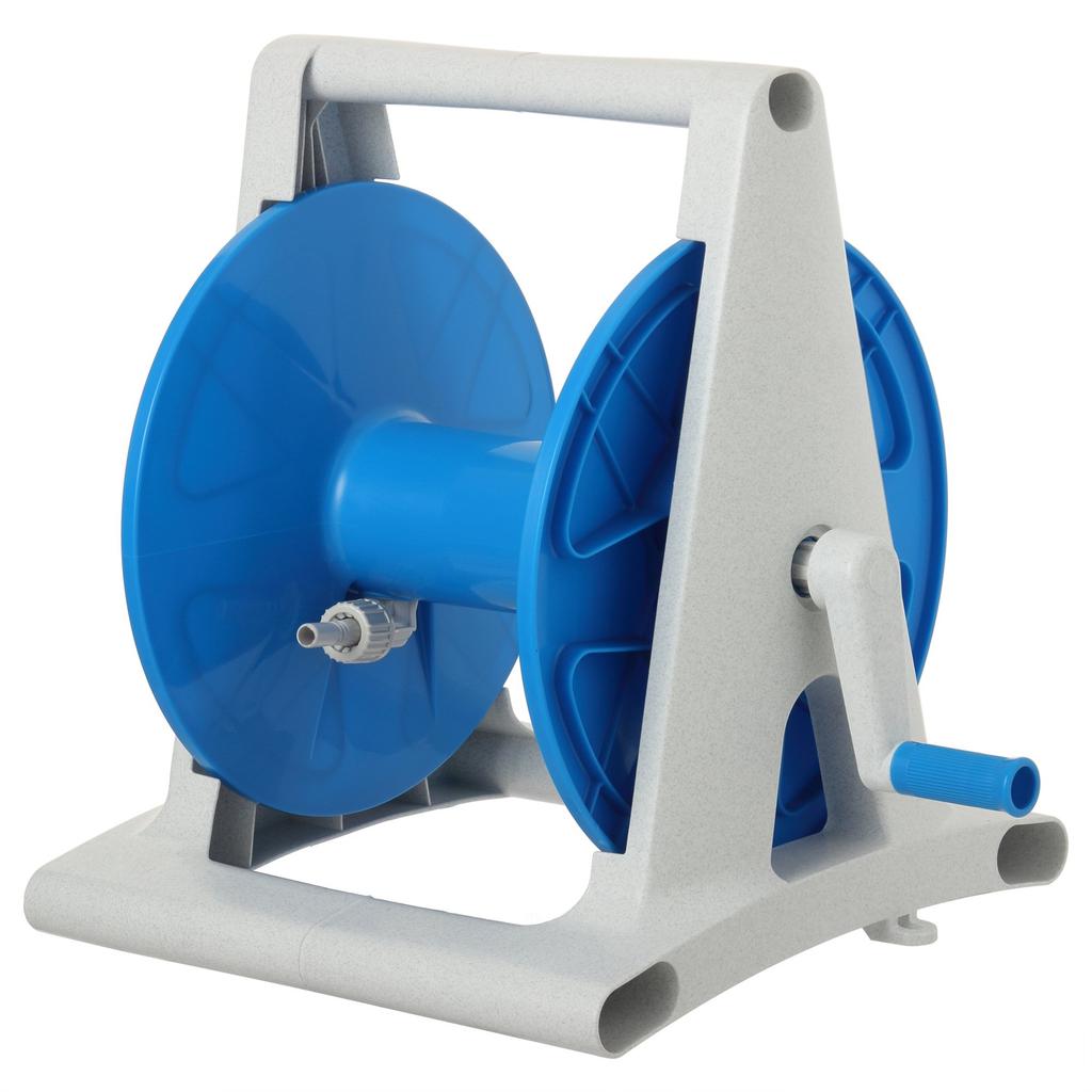 Iris Ohyama Hose Reel Super Reel LL Drum Blue Watering Car Wash Cleaning