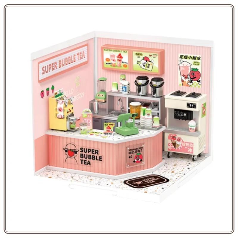 Rolife Super World Пекарня DIY Домики Строительные Блоки Собираемые Игрушечные Модели DIY Украшения для Дома Рождественские Подарки на День Рождения