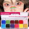 ASARUYA 12-Color Face Paint Stick for Kids' Stage Performance Makeup