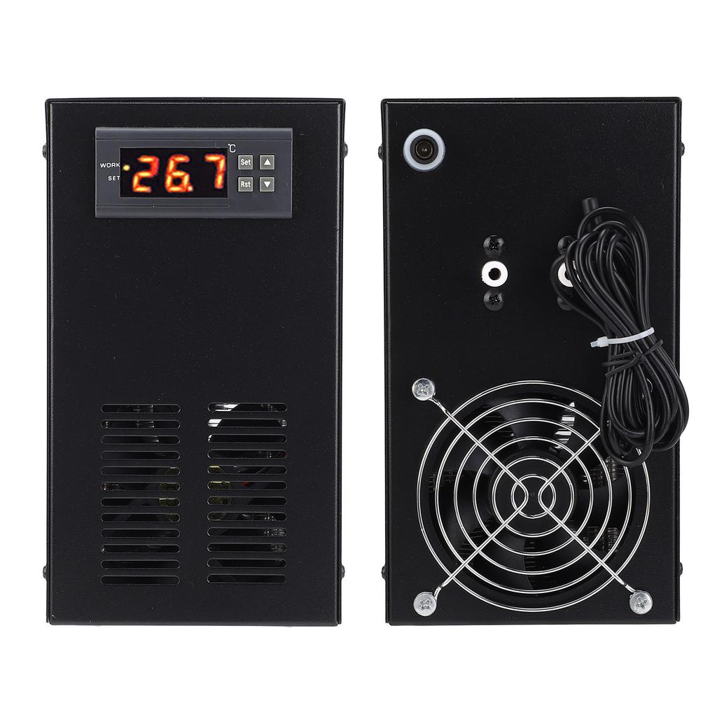 20L Aquarium Chiller Wifi Digital Display Low Noise APP Control Fish Tank Cooling System for Aquaculture 0.35A US Plug