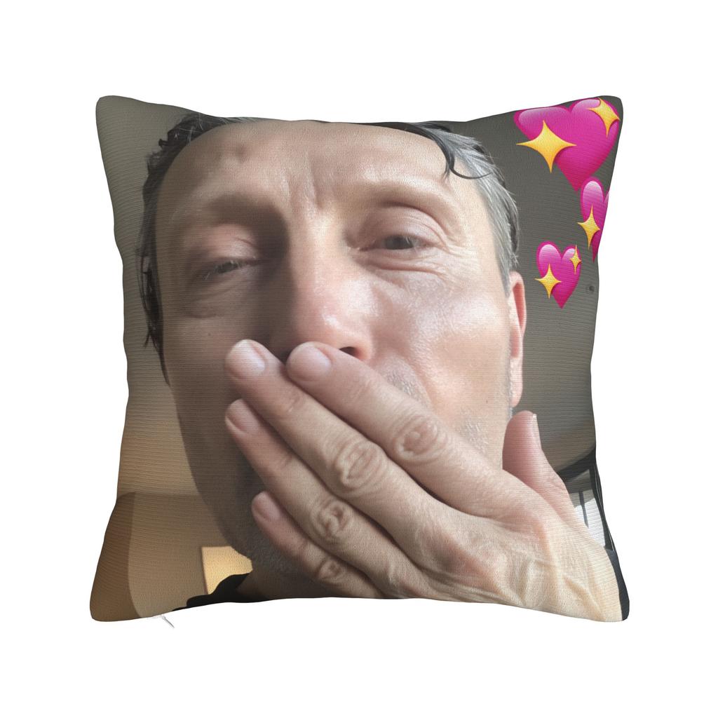 Mads Mikkelsen HHannibal Наволочка для подушки Модная наволочка для гостиной дивана Удобные наволочки Подарок