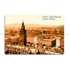 Greetings From Warsaw In Poland Vintage Style Retro Souvenir Travel Art Vintage Metal Plaque Club Bar Create Tin Sign Poster