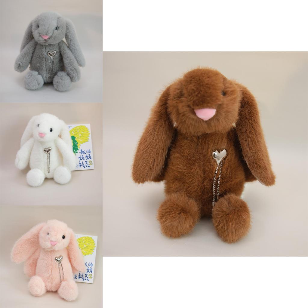 Plush Bunny Toy For Kids Soft Coral Fleece Gift For Children And Birthday Present