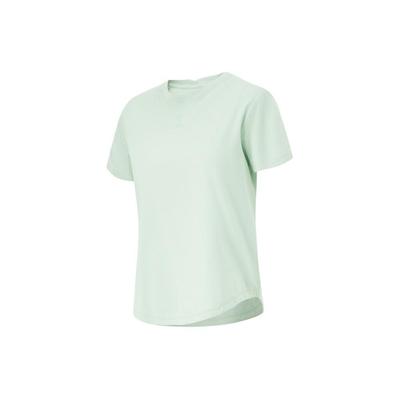 Футболка Fitness Series Solid Color Ice Feel Moisture Свободная с коротким рукавом для женщин, топы Ice-Green ATSU486-2