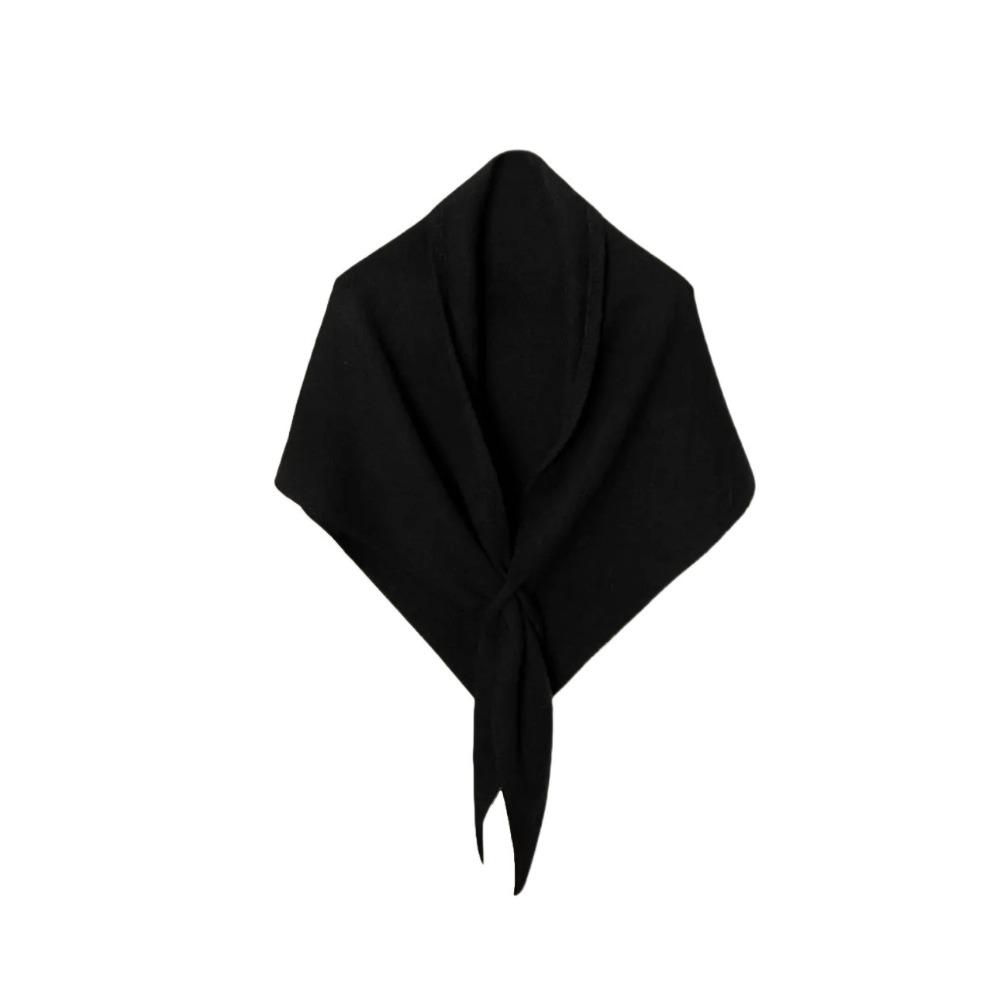 Cashmere Knitted Triangle Scarf Korean Style Winter Shawl Soft Cape Wraps Women/Men