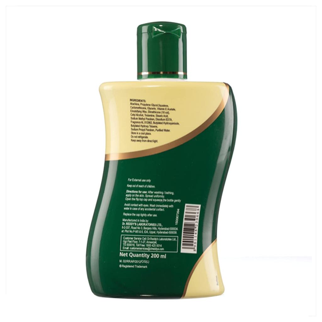 Venusia Dr. Reddy's Moisturizing Lotion 200 Ml Pack of 1 for Soft Hydrated Skin Daily Care