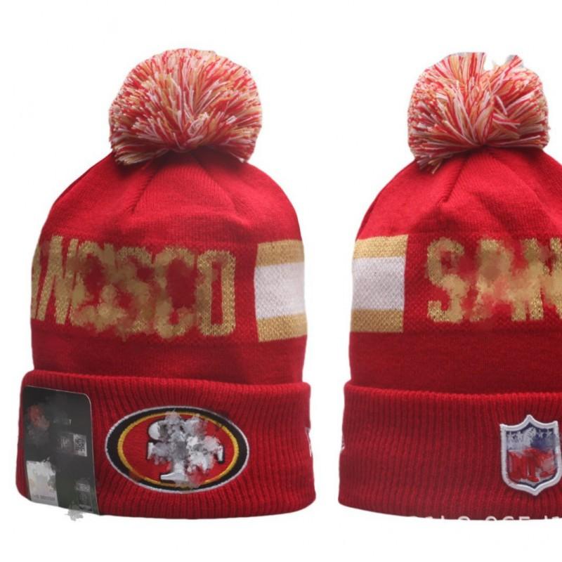 Unisex Knitted Beanie Hat With Embroidered Letters Warm Winter Cap Outdoor Sports