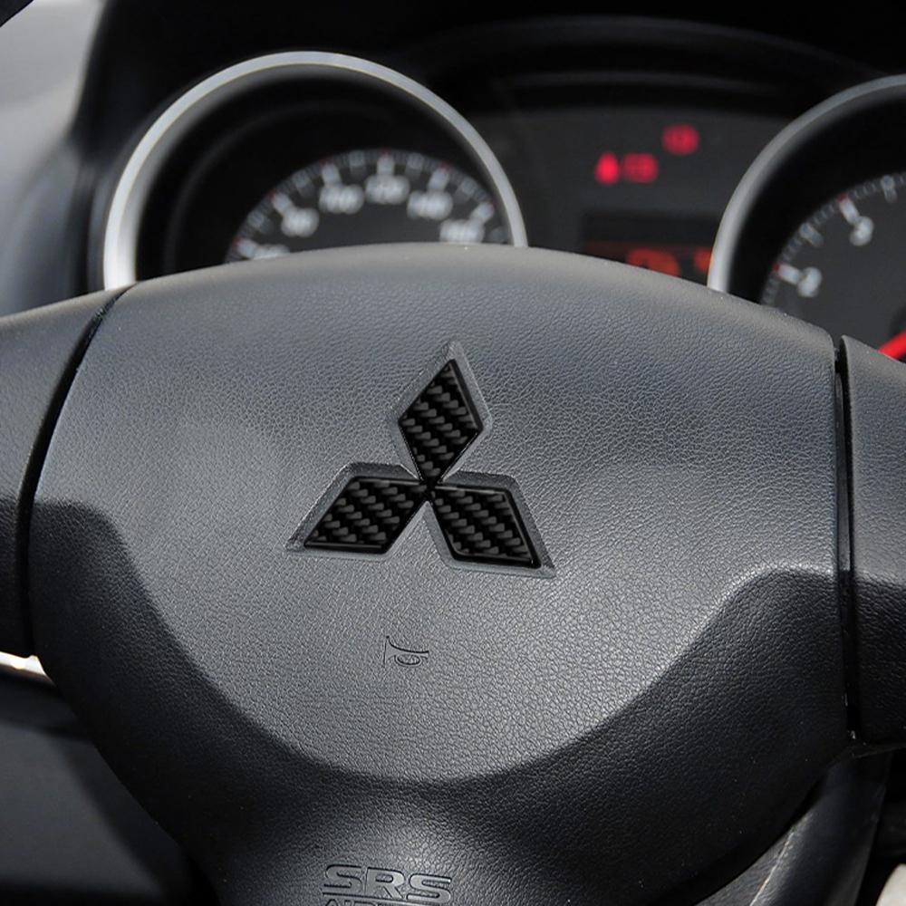 3D Наклейка-эмблема на руль автомобиля Автоаксессуары для салона Для Mitsubishi 9 Ralliart X EXASX L200 Colt Outlander Pajero Lancer
