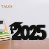 Выпускной 2025 года, фирменное украшение, устойчивая выпускная деревянная панель, поделки, настенное искусство, персонализированный логотип, реквизит