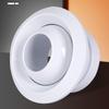 Indoor Exhaust Vent ABS Air Vent For Central HVAC System 100mm Size Decorative Vent Design For Airport Station