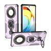 KEYSION Противоударный бронированный чехол для Honor X9b 5G Силикон+ПК Вертикальная металлическая подставка-кольцо для телефона для Huawei Magic 6 Lite 5G