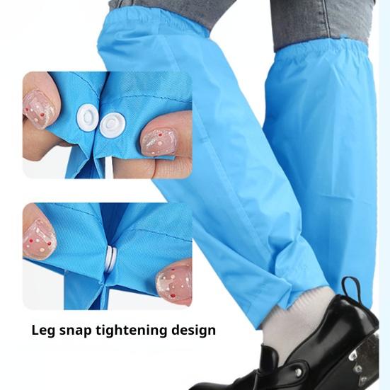 1 пара гетр для ног на открытом воздухе, водонепроницаемый, ветрозащитный, с застежкой-кнопкой, эластичный, для мужчин и женщин, для походов, скалолазания, охоты, велоспорта, защитный чехол