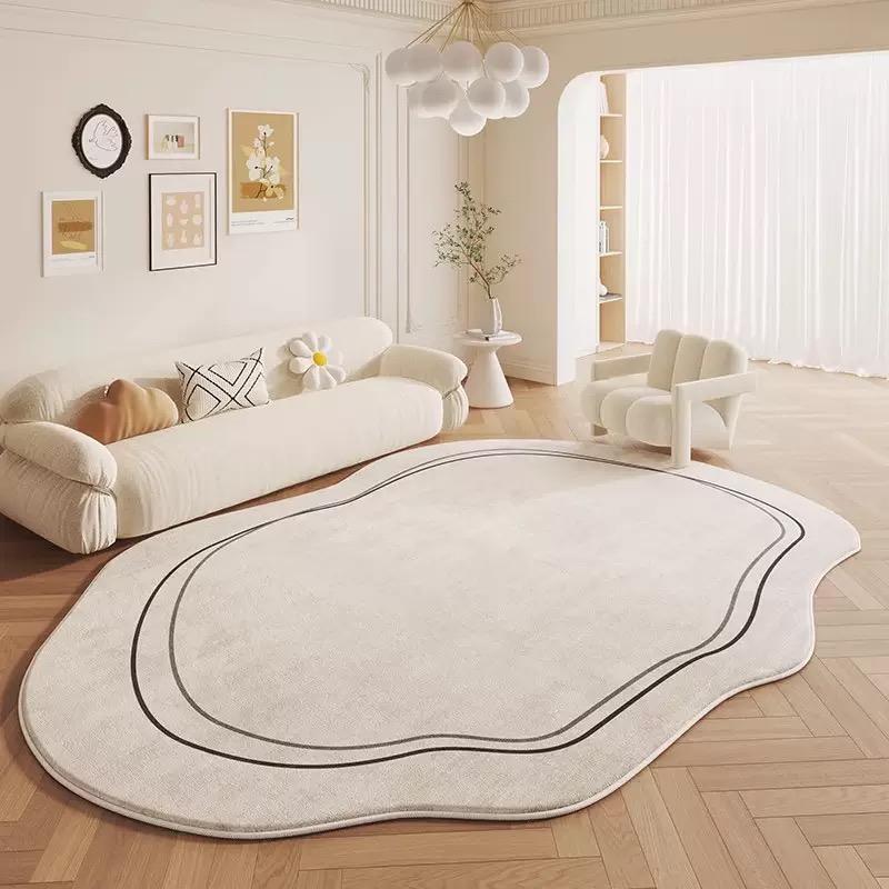 Master Bedroom Custom-Shaped Carpet Luxury High-End Feel Living Room Coffee Table Rug New Home Decoration