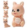 Garden Landscape Ornaments 4Pcs Mini Kangaroo Figurines, Cute Resin Animal Miniature for Statues Fairy Decor, DIY Craft Ornament, Desk Decoration
