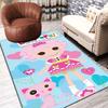 Коврик Lalaloopsy для пола в гостиную или спальню. Мягкий и удобный ковер. Подарок на день рождения и праздник.
