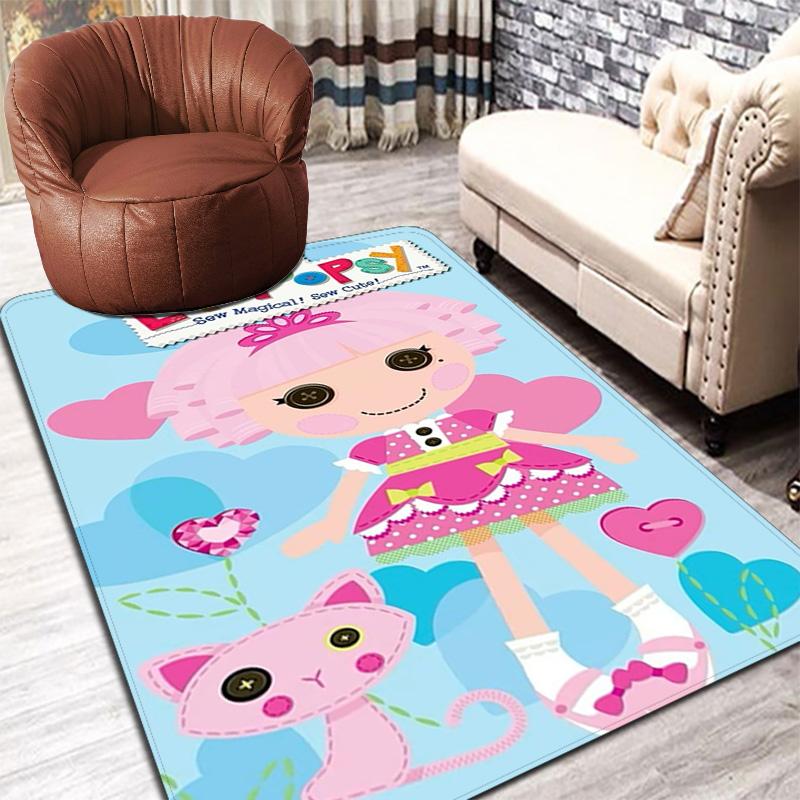 Коврик Lalaloopsy для пола в гостиную или спальню. Мягкий и удобный ковер. Подарок на день рождения и праздник.