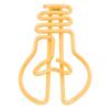 100pcs Bulb Shaped Bulb Shape Paper Clips Metallic Paper Clips  Wedding Decoration