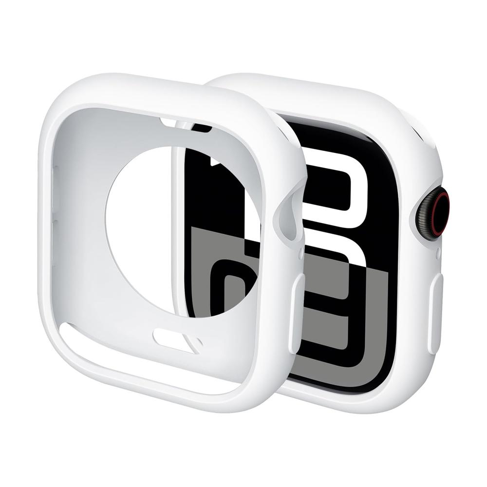 Чехол для Apple Watch 10 11 46 мм 42 мм Аксессуары Ударопрочный Защитный Мягкий Силиконовый Бампер Оболочка Чехол iwatch Серии Защита