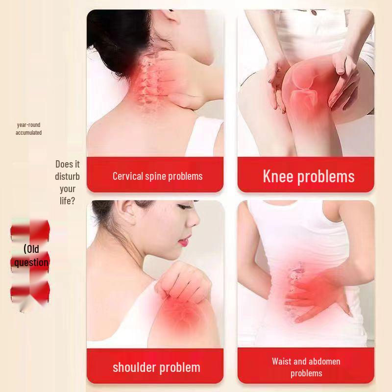 Оригинальный согревающий пластырь-компресс с имбирем и полынью для шейного отдела позвоночника, поясницы и коленного сустава