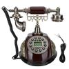 CTN8028 Vintage Desk Telephone Multifunction ABS Landline Phone with ReDial Flash