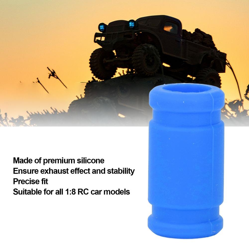 3 Pcs 1/8 Scale RC Exhaust Pipe Coupler RC Tuned Coupler Connector Tube For RC Car Truck