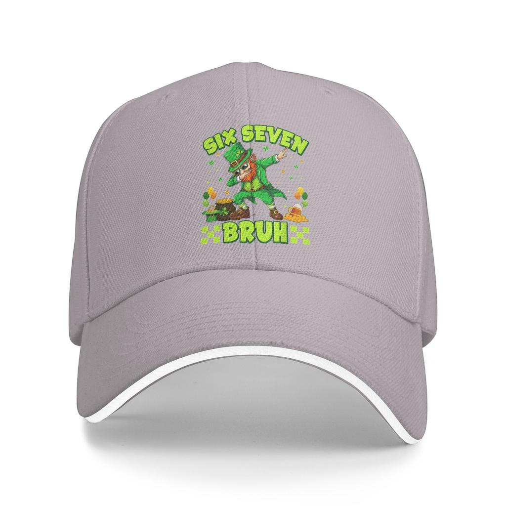 Six Seven Bruh 67 Funny Saint Patricks 6 7 Meme Baseball Cap Funny Trucker Hat Spring Men Adult Hunting Camping Baseball Caps