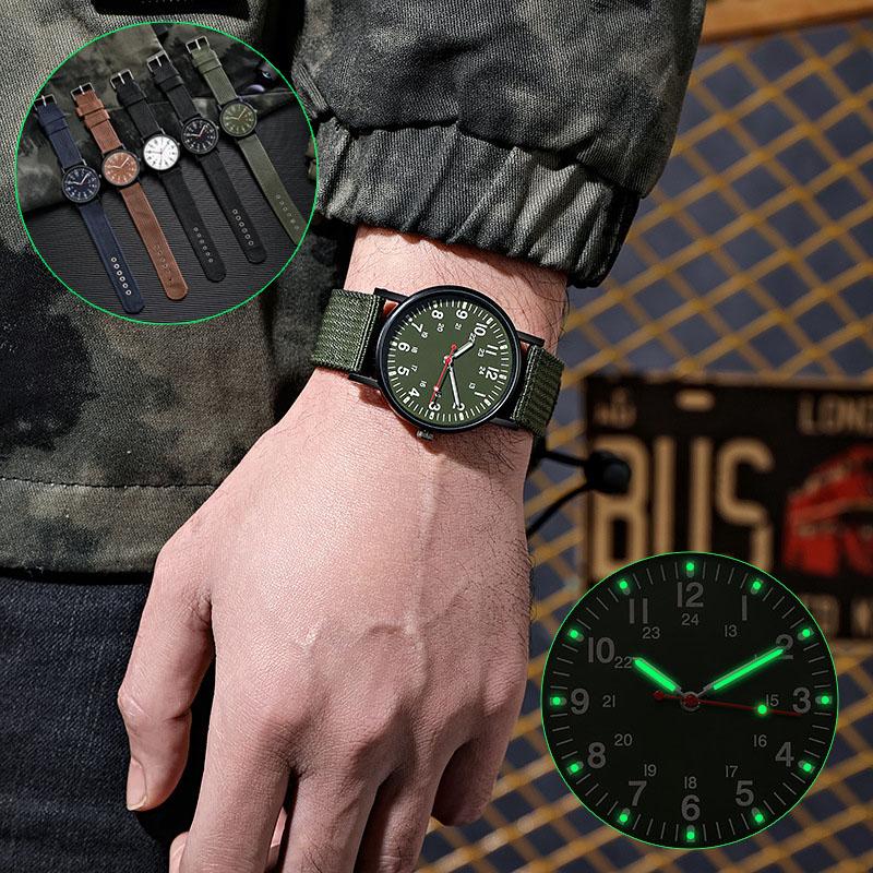 Casual Hot Sale High Quality Quartz Sports Women Military Wristwatch Watches Watch Men Luminous Nylon Clock Luxury Popular Fashion Accessories