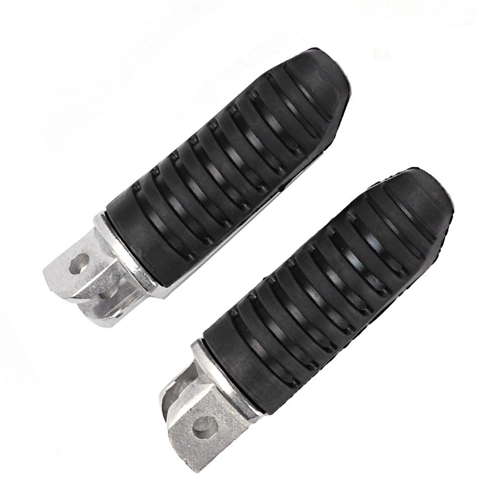 2pcs Aluminum Front Footrests Foot Pegs Black Fit for Suzuki DL650 V Strom 2004 2012