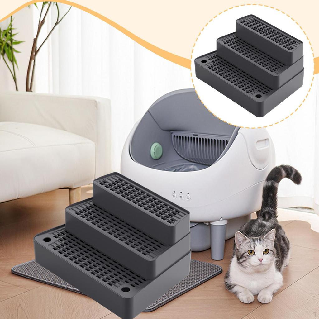 Пандус Подножка Съемный Коврик Моющаяся Подкладка Легко Пачкается Лестница 3 Ступени для Маленьких Пожилых Кошек Для Дома