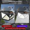 114LED Four-Sided Solar Wall Light with Motion Sensor for Outdoor Use - Ideal for Streets, Villas, and Courtyards.