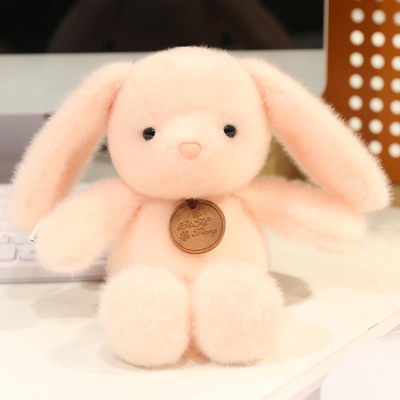 Cute little animal rabbit cat doll plush toy bear dinosaur doll children soothing rag doll