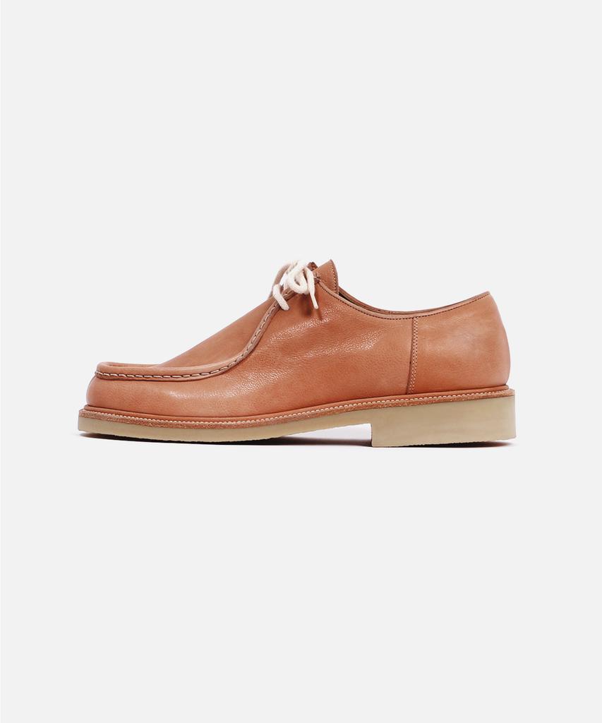 Custommood Cadiz Vegetable Tyrolean Derby Shoes (Indy Peach)