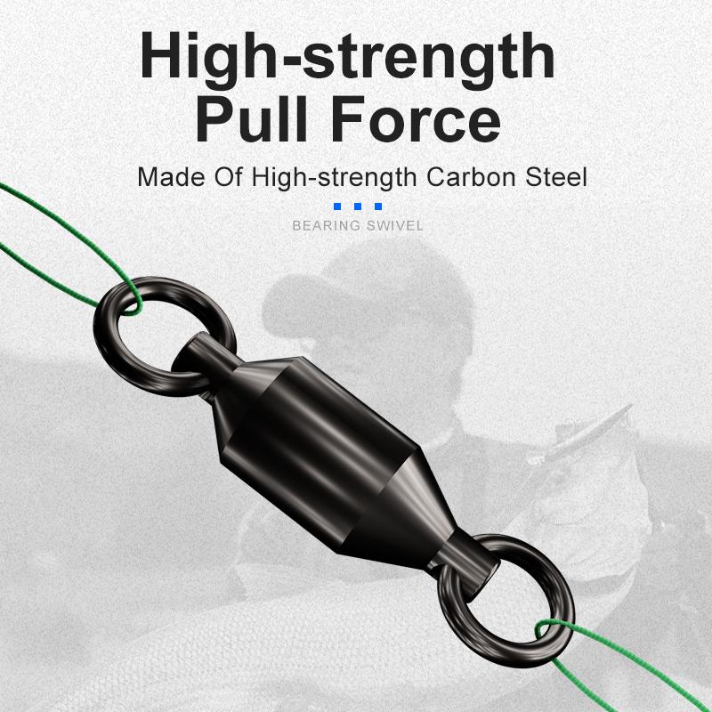 Kingdom Подшипник Поворотный рыболовный соединитель Высокопрочный катящийся рыболовный снасть из нержавеющей стали Шарик Аксессуары для рыбалки