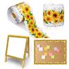 60.69ft Bulletin Board Border Trim Leaf Flower Border Trim Wall Decals for Classroom Notice Board Chalkboard Whiteboard