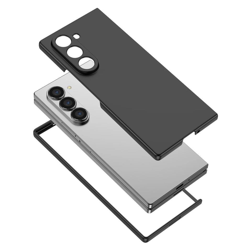 Складной Антибликовый Ультратонкий ПК Чехол для Samsung Galaxy Z Fold7 5G Fold 7 Fold6 Fold5 Fold 6 5 4 3 2 Fold4 Fold3 Fold2