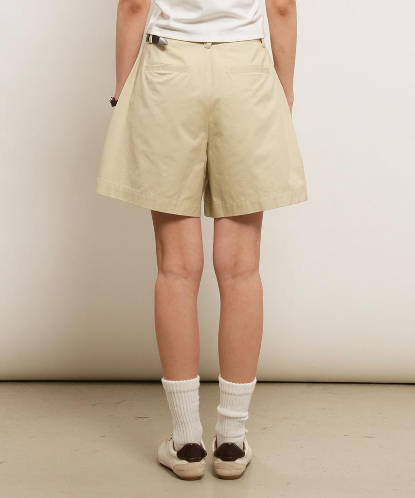 GENERALIDEA Double-Pleat Cotton Half Pants [Beige] / Gf2Lhp518