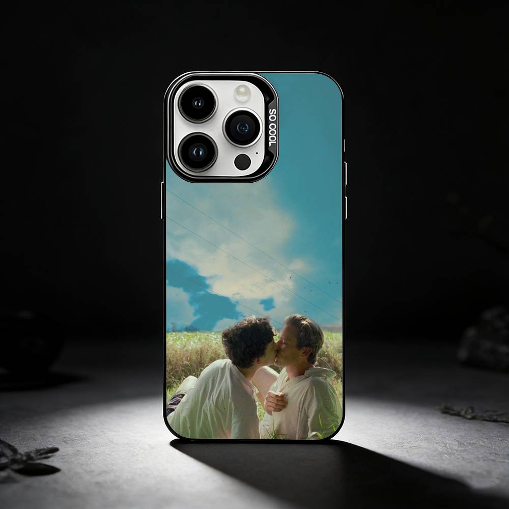 C-Call Me By Your Name Film Phone Case For iPhone 17,16,15,14,13,12,11 Plus,Pro Max,XS,Colored silver phone case