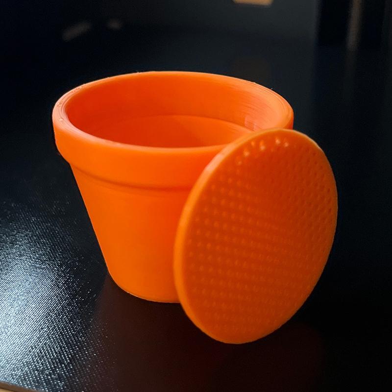 Pet Whisker And Fur Collector Cat Whisker Holder Mini Flower Pot Design Desktop Ornament Collectible Keepsake For Cat Owners