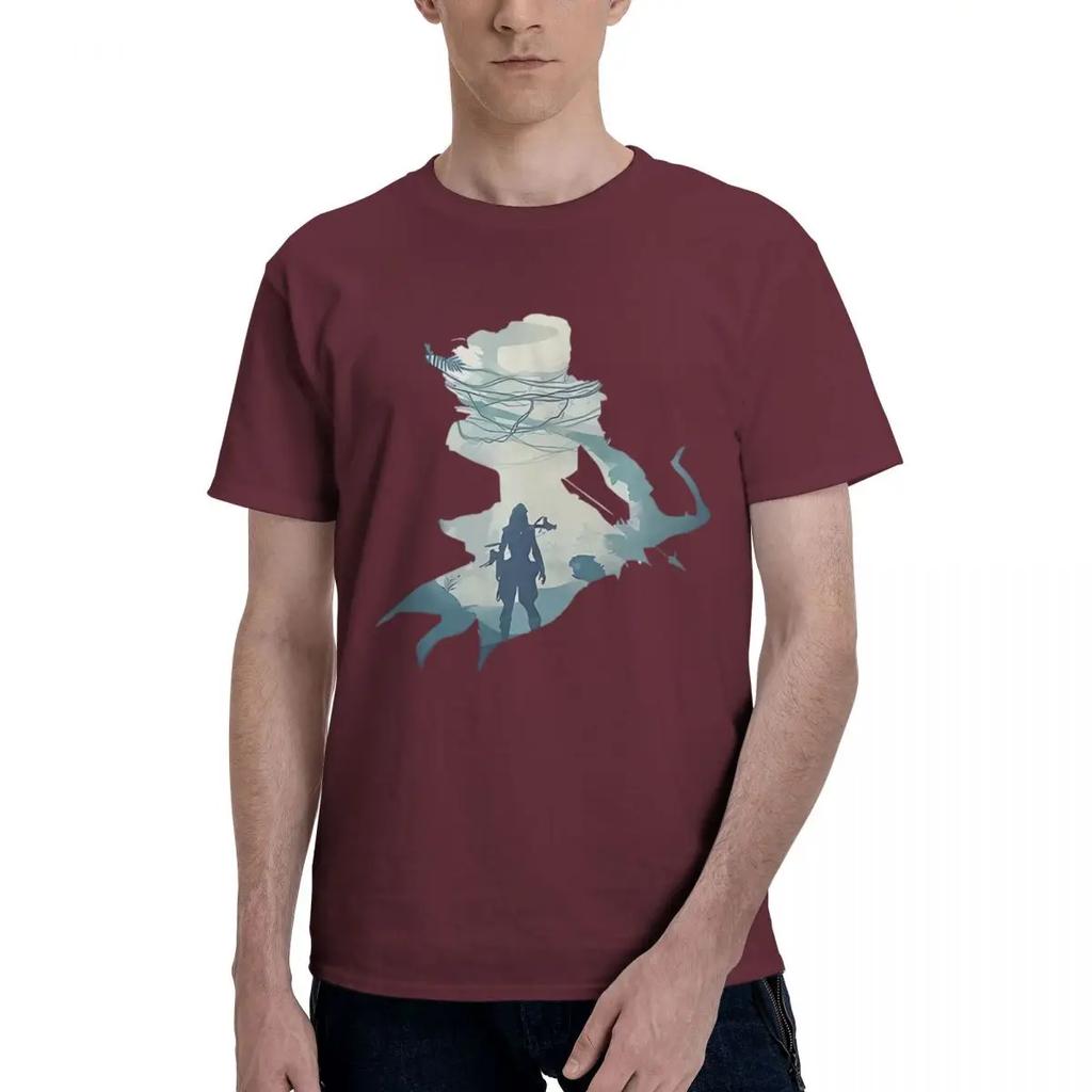 Horizon Zero Dawn Not Safe To Go Alone 100 Cotton Casual Breathable Confortable T Shirt High End Mens Clothing Man Clothes