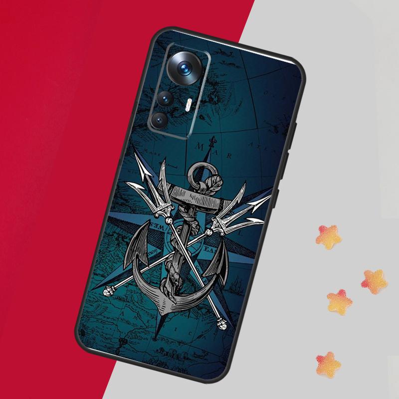 Чехол с якорем и морским пляжем для Xiaomi 14 13 15 Ultra 11T 12T 13T 14T Pro Чехол для POCO X7 Pro X3 X5 X6 F5 F6 F7