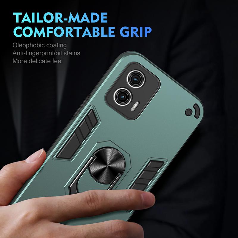 Бронированный чехол для Motorola Moto G71S G72 G73 Moto G72 MOTO G73 Полная защита Противоударный Защитный Автомобильный Магнитный Кольцо-Подставка Жесткий Чехол для Телефона