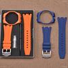 FKM Rubber Watch Strap with Watch Case DIY Installation Tools Sports Diving Universal Rubber Watchband for AP X Swatch