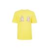 Футболка мужская Li Ning CBA Series с мультяшным принтом, спортивная, с коротким рукавом, желтая AHSRC45-1