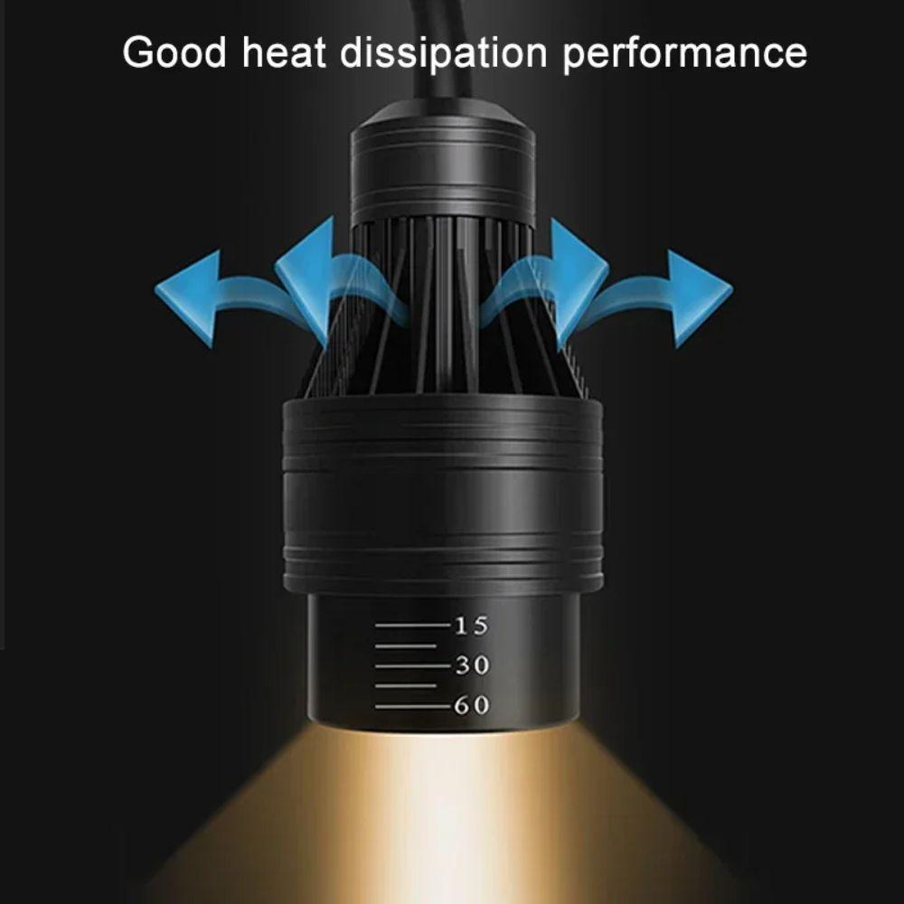 9w 12w 15w Aquarium Led Light Adjustable Focus Waterproof Aquariums Fish Tanks Spotlight Super Slim Clip-on