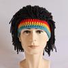 Dreadlocks New Creative Wig Hat Colored Beard Straw Madman Hat Men's and Women's Adult Stage Wool Hat