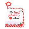 Мой Первый Фотоальбом Клубничный Узор Мягкая Тканевая Фото Книга с Безопасным Зеркалом на 17 Фотографий